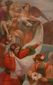 Engle faldende